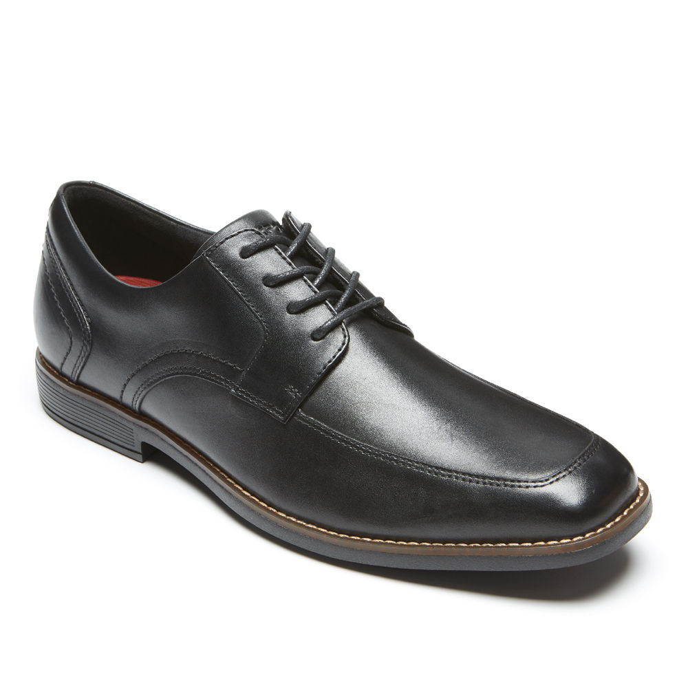 Oxfords Rockport Homem Pretas - Braylon Apron Toe - 42579CZTR